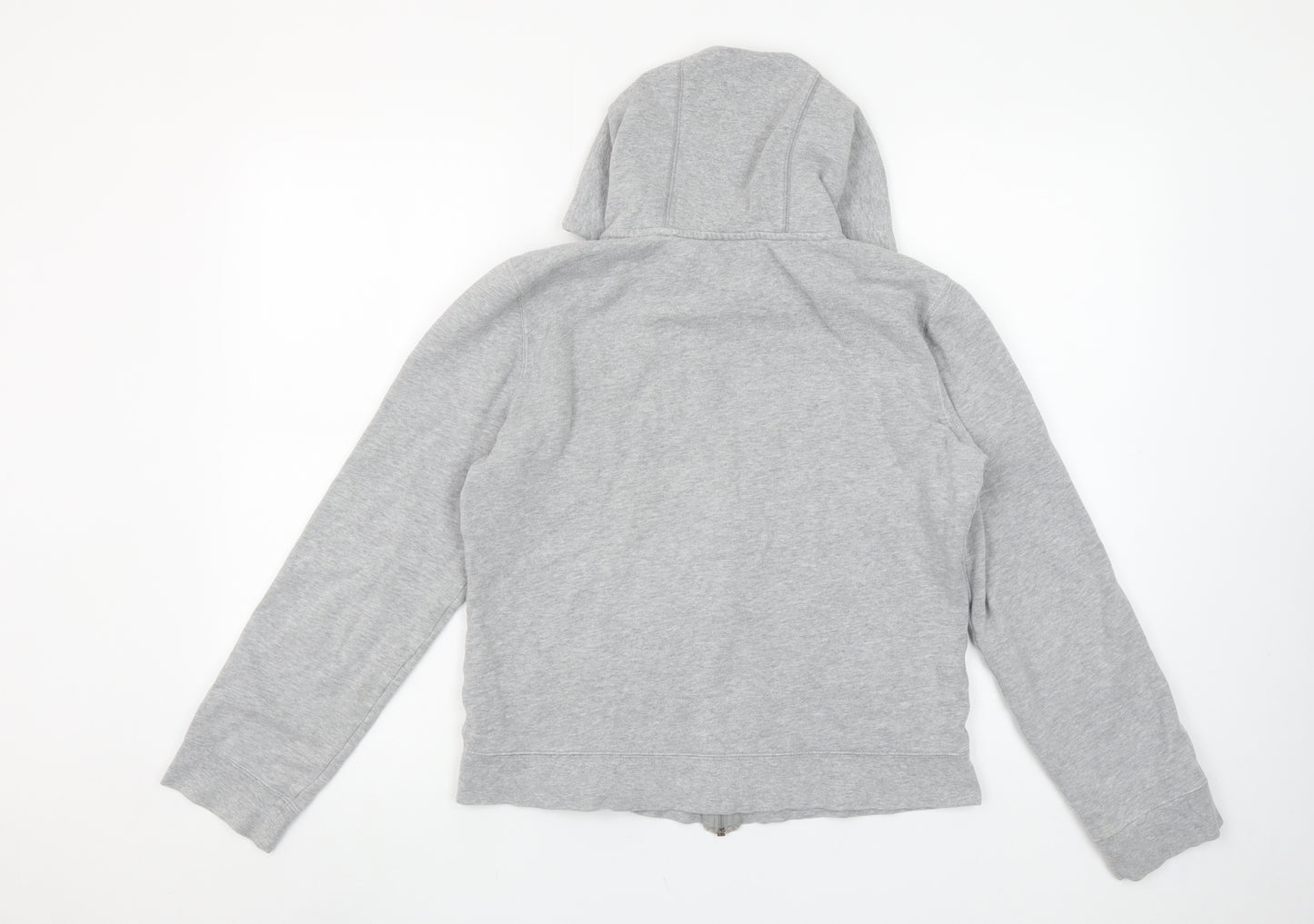 DKNY Active Women's Grey Full Zip Hoodie Size L Cotton Blend