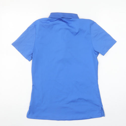 Calvin Klein Women's Blue Short Sleeve Polo Shirt Size S