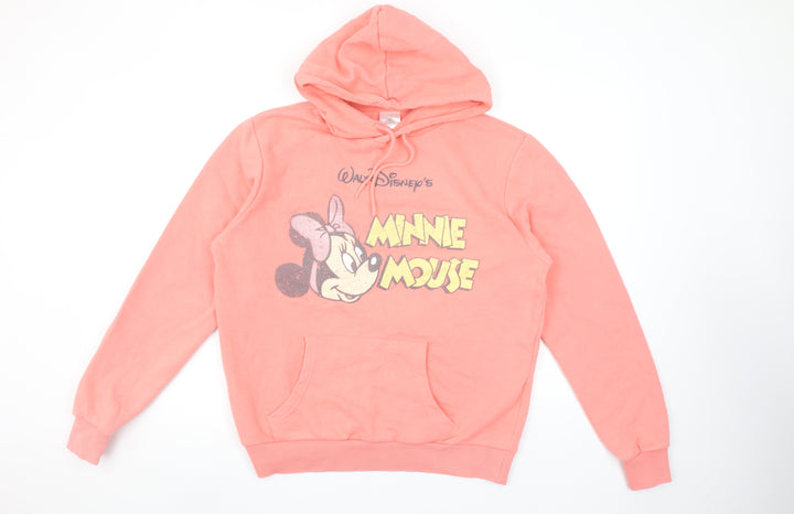 Disney Women’s Pink Minnie Mouse Pullover Hoodie Size M