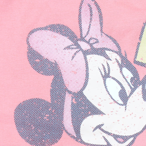 Disney Women’s Pink Minnie Mouse Pullover Hoodie Size M