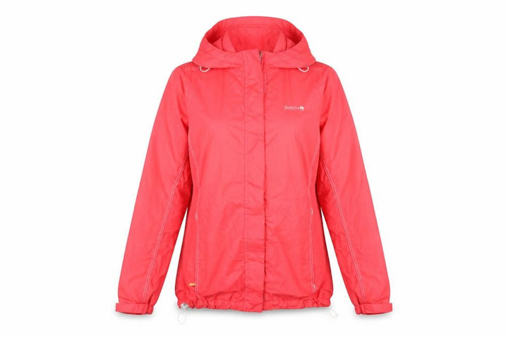 Regatta Women Red Waterproof Hooded Rain Jacket Size 10