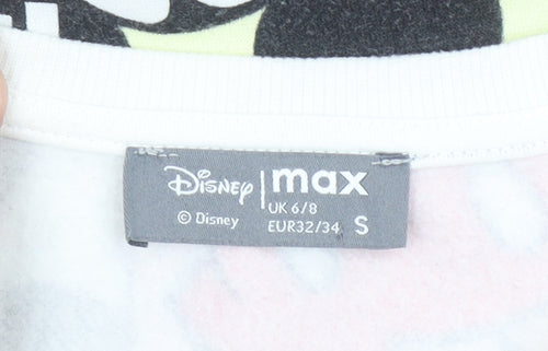 Disney Max Womens Multicoloured Mickey Mouse Graphic Pullover Sweatshirt Size S