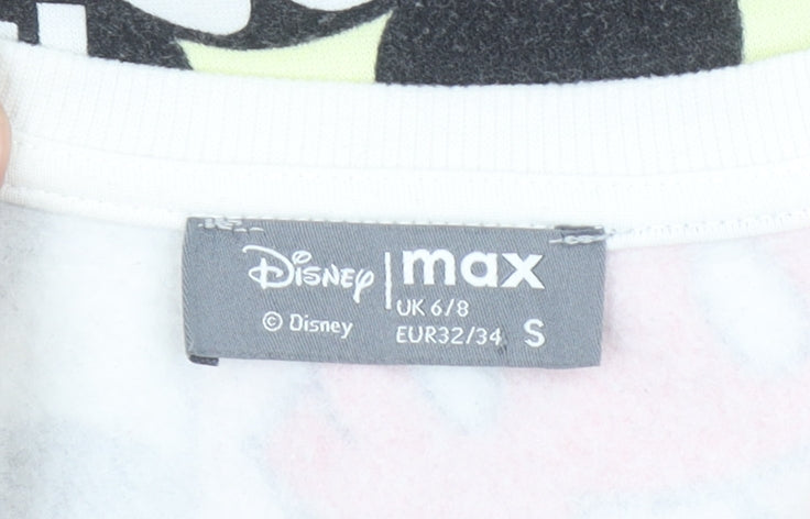 Disney Max Womens Multicoloured Mickey Mouse Graphic Pullover Sweatshirt Size S