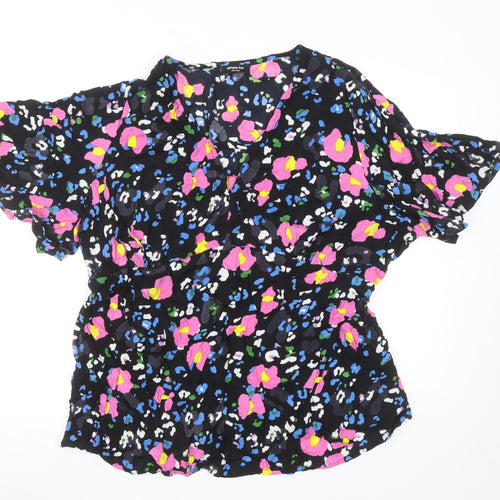 Simply Be Women's Multicoloured Floral Viscose Tunic Blouse Size 22
