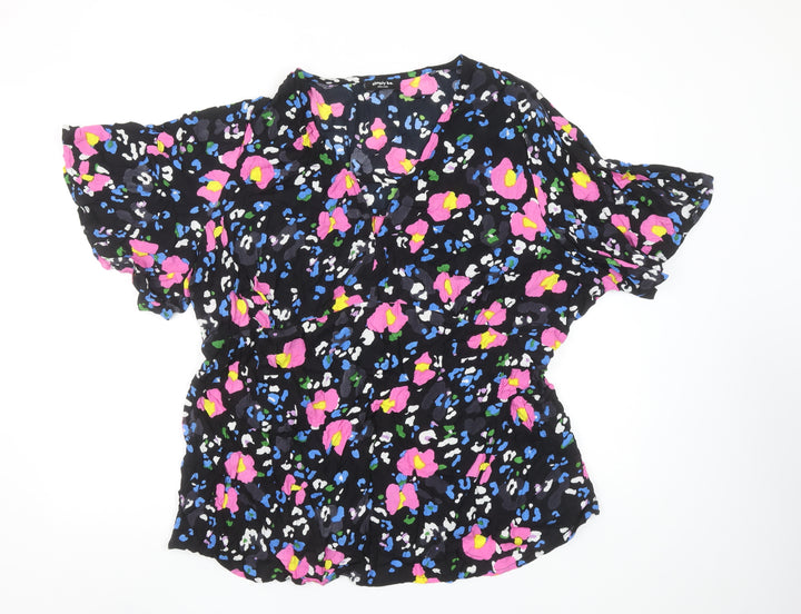 Simply Be Women's Multicoloured Floral Viscose Tunic Blouse Size 22