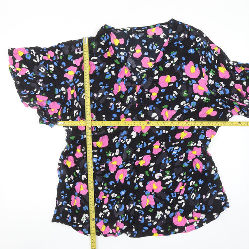 Simply Be Women's Multicoloured Floral Viscose Tunic Blouse Size 22