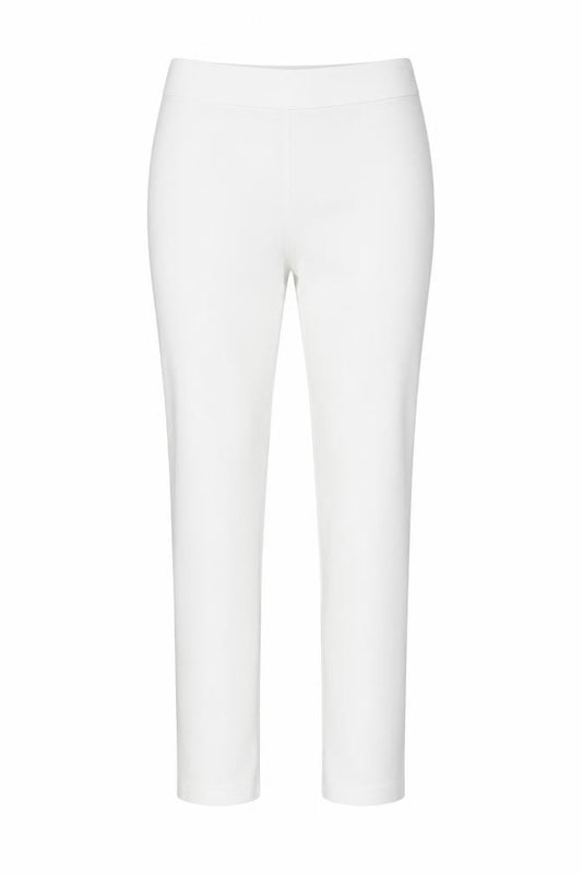 Savida Women White Cotton Blend Ankle Leggings Size 8