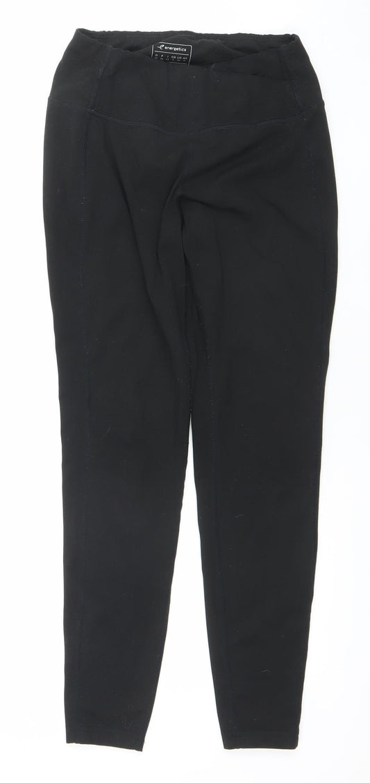 Energetics Womens Black Size 8 Leggings with DryPlus Technology