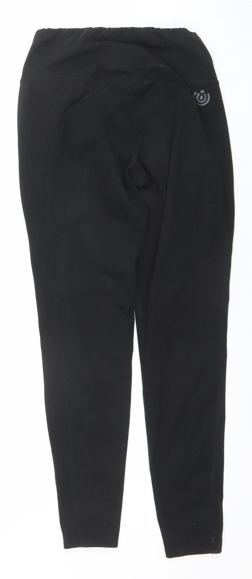 Energetics Womens Black Size 8 Leggings with DryPlus Technology