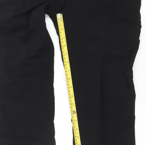 Dunnes Womens Black Slim Stretch Trousers M Straight Leg