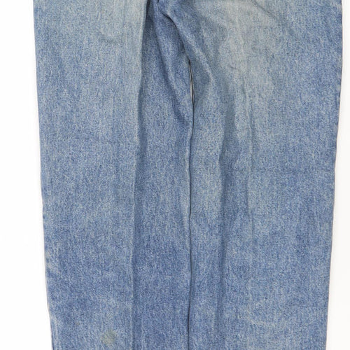 Hoofer London Men's Blue Denim Straight Jeans 36W 30L Vintage Style