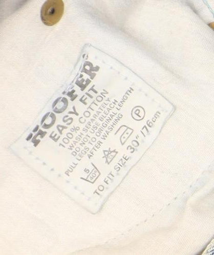 Hoofer London Men's Blue Denim Straight Jeans 36W 30L Vintage Style