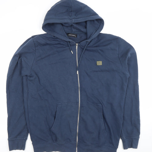 Clean Cut Copenhagen Men’s Blue Full Zip Hoodie Size 2XL