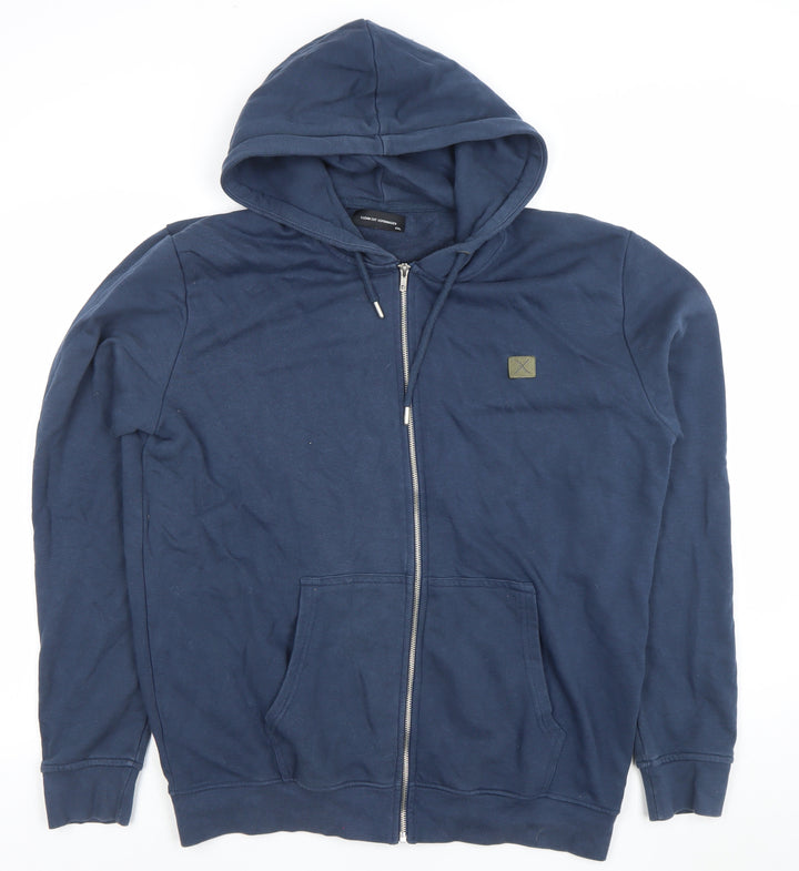 Clean Cut Copenhagen Men’s Blue Full Zip Hoodie Size 2XL