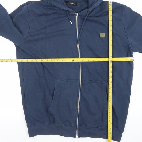Clean Cut Copenhagen Men’s Blue Full Zip Hoodie Size 2XL