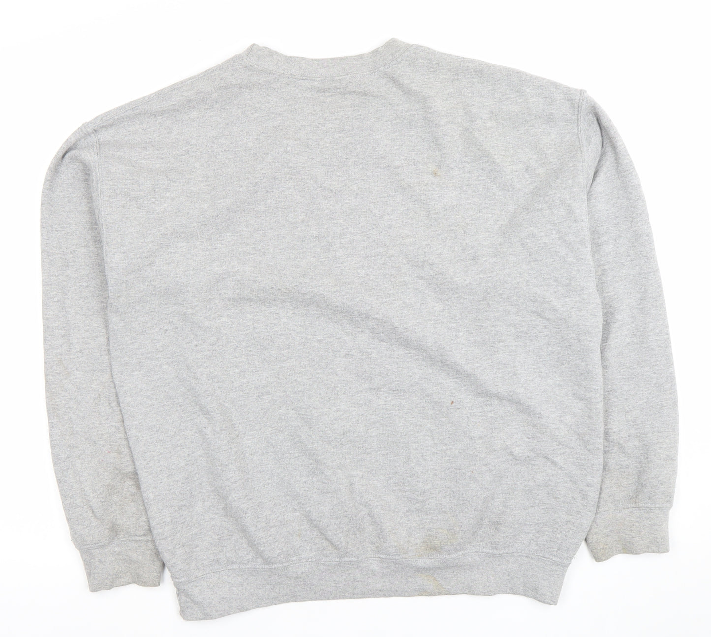 PrettyLittleThing Men's Grey California West Coast Sweatshirt Medium