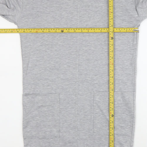 Atmosphere Women Grey Jersey T-Shirt Dress Size 8