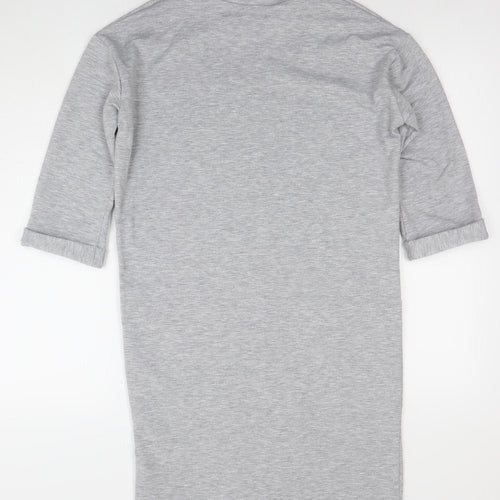Atmosphere Women Grey Jersey T-Shirt Dress Size 8