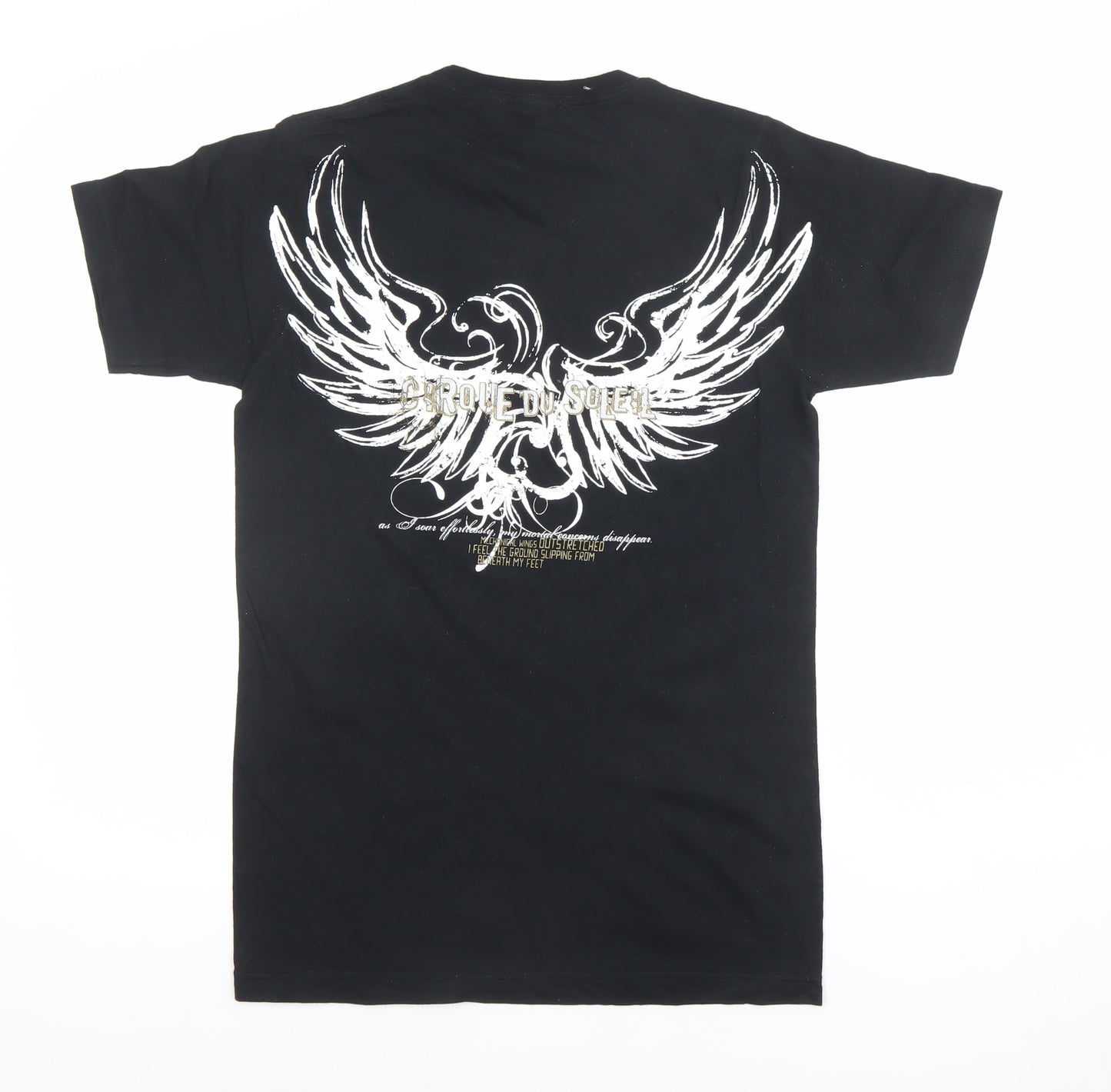 Cirque du Soleil Men’s Black S Graphic Print T-Shirt Cotton