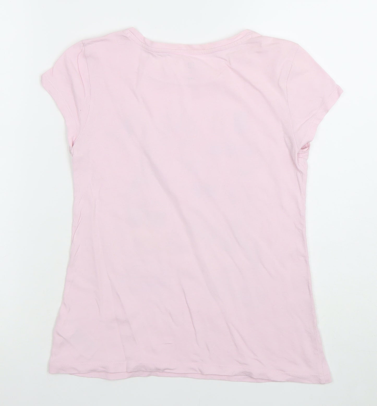 GAP Kids Girls Pink Paris Graphic Cotton T-Shirt 12-13 Years