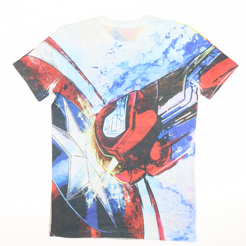 Marvel Men’s Multicoloured Small Civil War Captain America T-Shirt