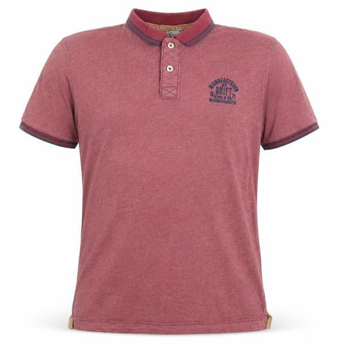 Drift King Men’s Red 2XL Classic Polo Shirt 100% Cotton