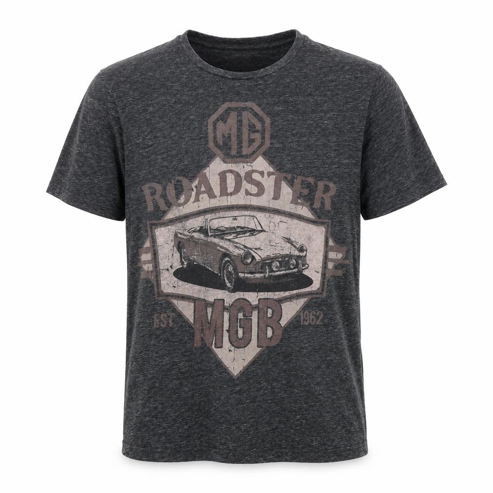 Next Men's Grey MGB Roadster Car Graphic T-Shirt Size M Regular Fit