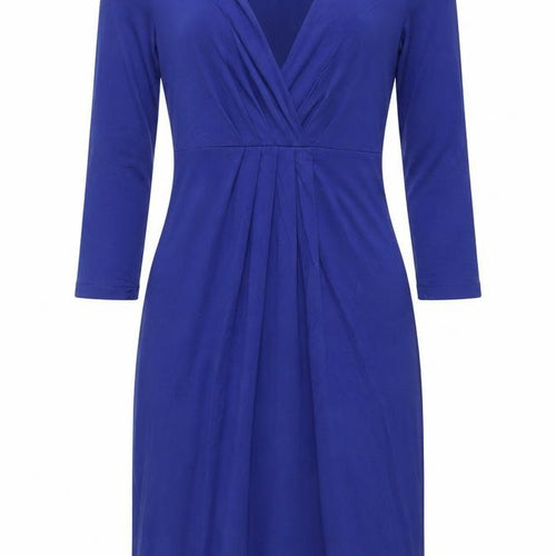 Artigiano Women’s Blue Bodycon Jersey Knee Length Dress UK 8