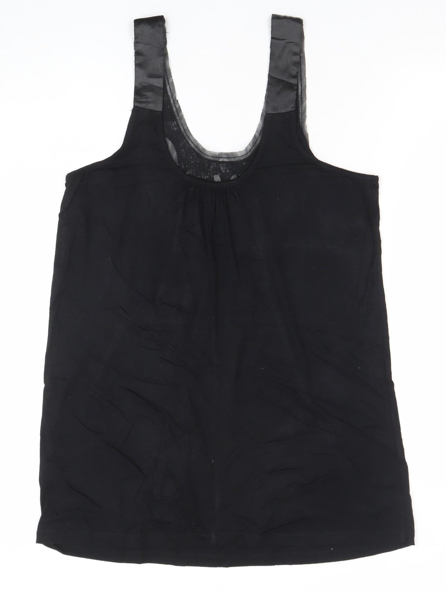 Marks and Spencer Women’s Black Sequin Camisole Tank Top Size 12