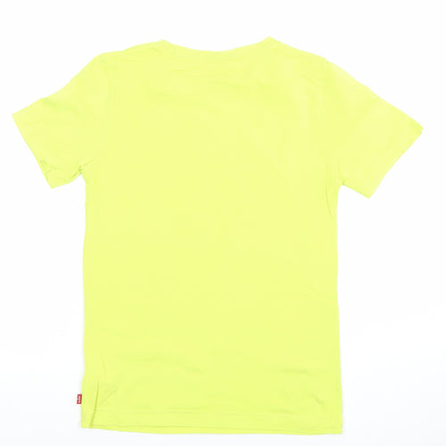 Levi’s Boys Yellow Logo Short Sleeve Cotton T-Shirt Size 14 Years