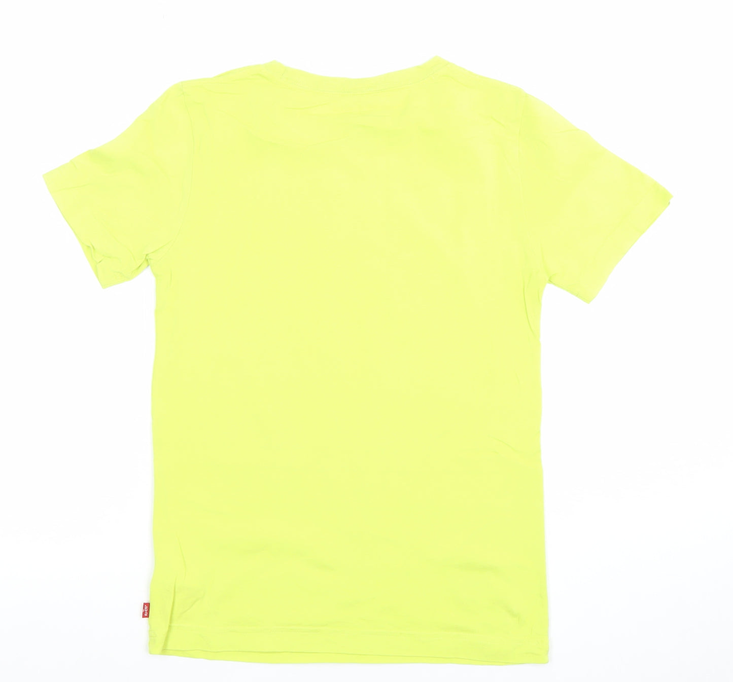 Levi’s Boys Yellow Logo Short Sleeve Cotton T-Shirt Size 14 Years