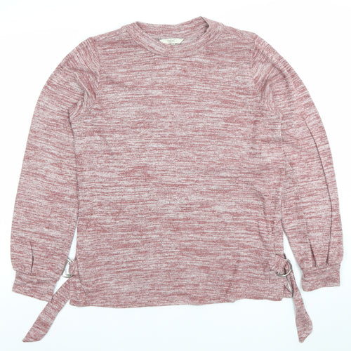 Next Women Pink Crew Neck Knit Pullover Jumper UK 8