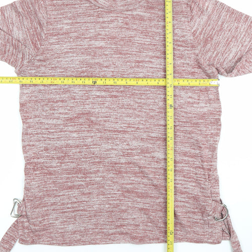 Next Women Pink Crew Neck Knit Pullover Jumper UK 8