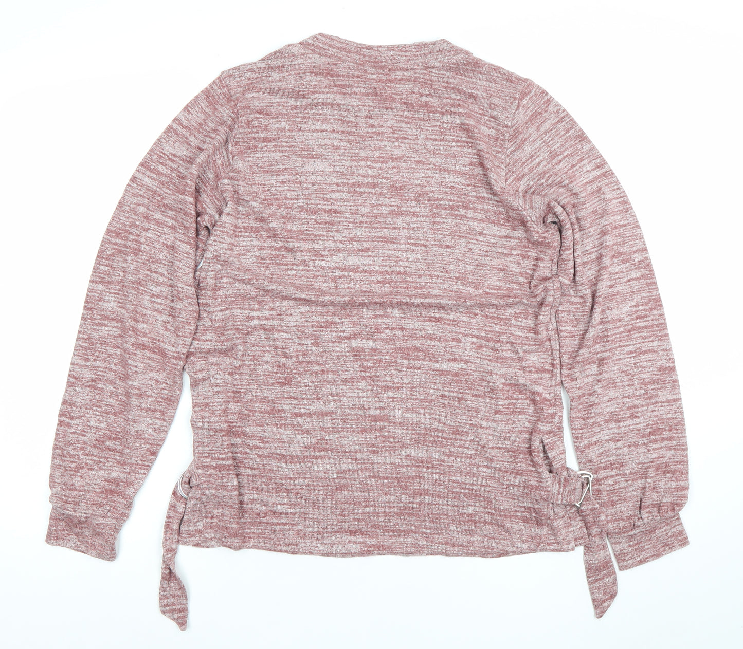 Next Women Pink Crew Neck Knit Pullover Jumper UK 8