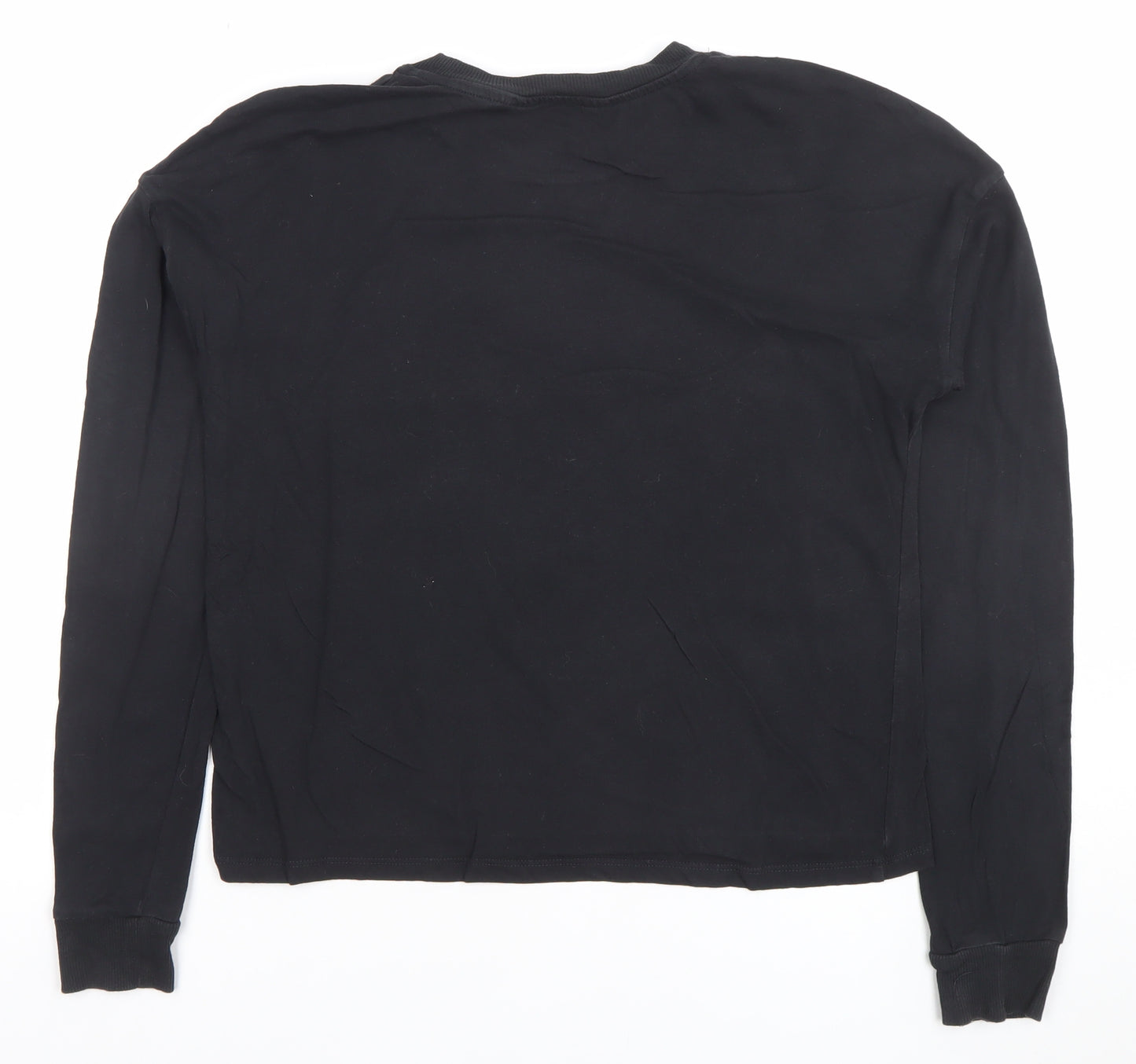 H&M Girls Harry Potter Black Long Sleeve Cotton Graphic T-Shirt 14 Years