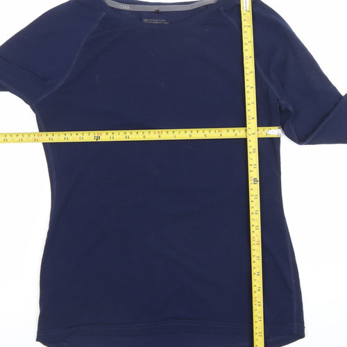 Mountain Warehouse Womens Blue Long Sleeve Quick Dry Active Top Size L