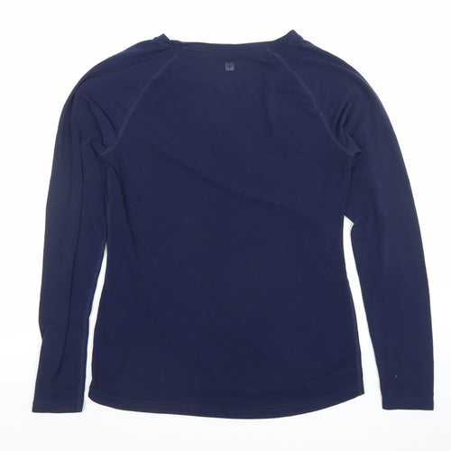 Mountain Warehouse Womens Blue Long Sleeve Quick Dry Active Top Size L