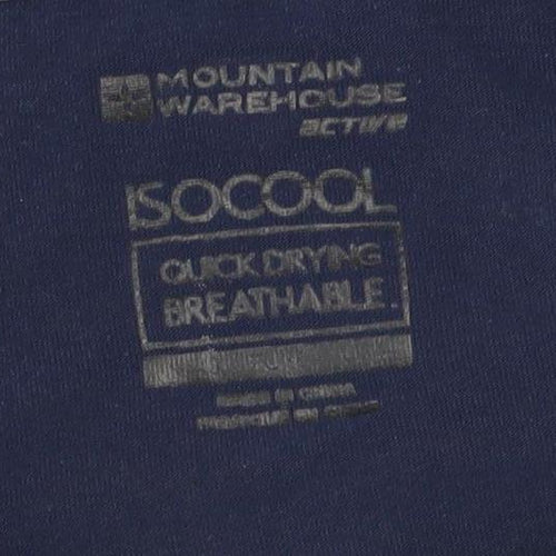 Mountain Warehouse Womens Blue Long Sleeve Quick Dry Active Top Size L