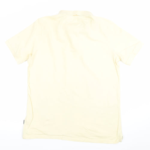 Beverly Hills Polo Club Men's Beige XL Slim Fit Cotton Polo Shirt