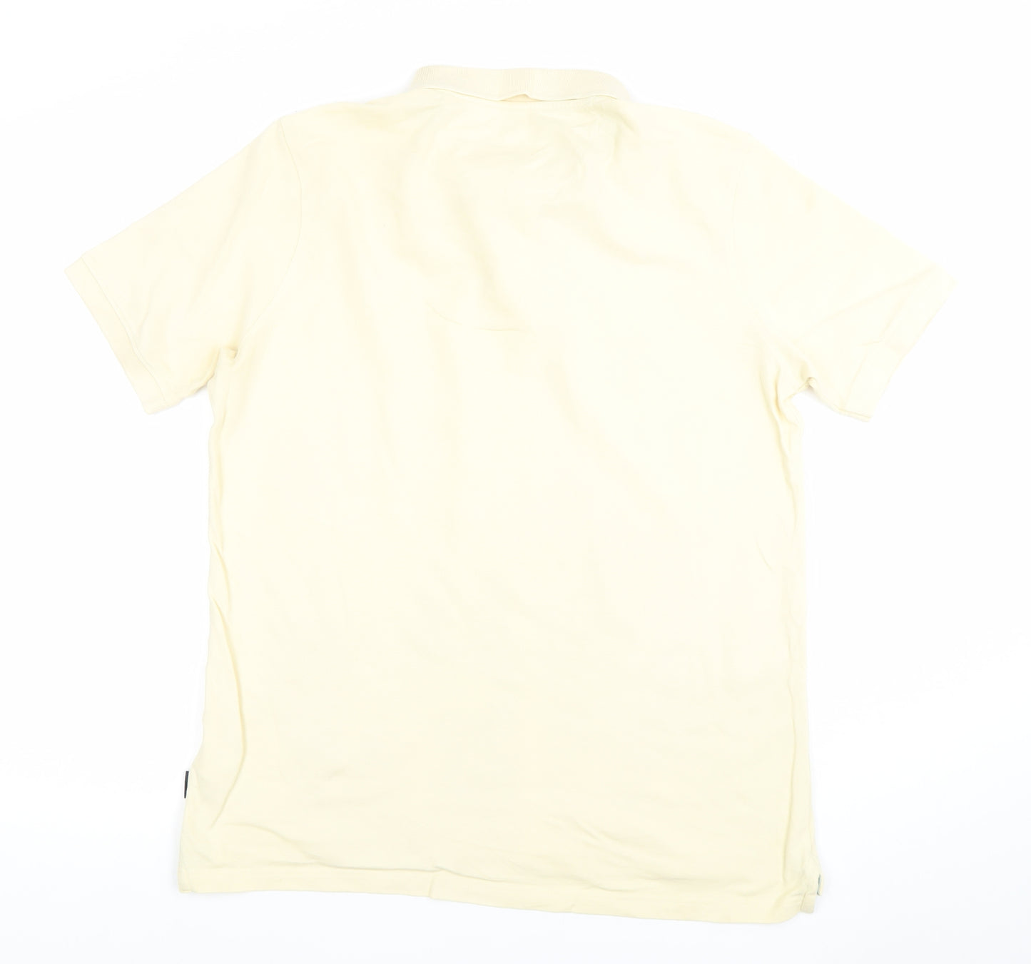 Beverly Hills Polo Club Men's Beige XL Slim Fit Cotton Polo Shirt