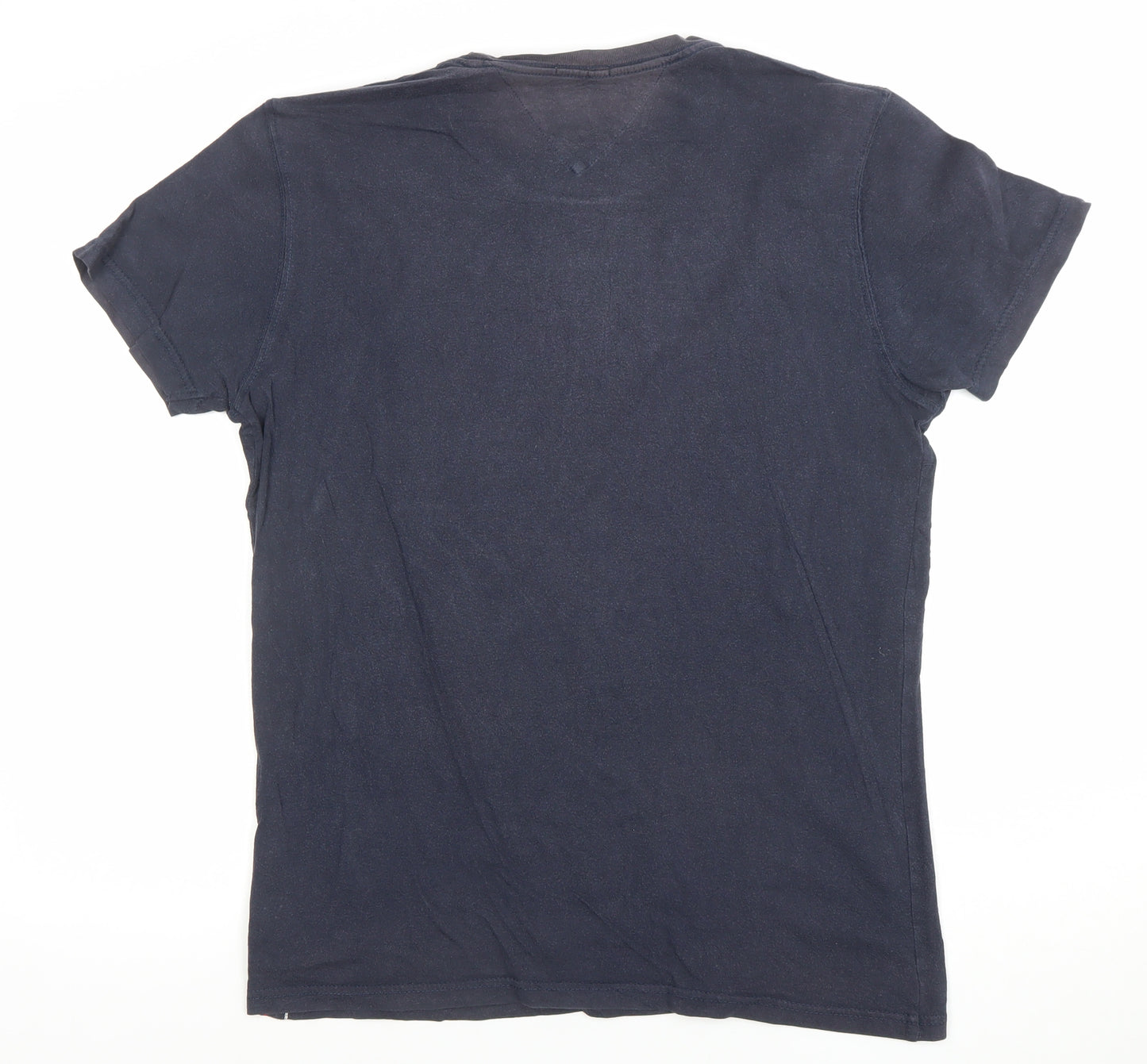 Tommy Hilfiger Denim Men's Blue Graphic Logo T-Shirt Size M