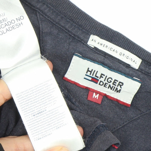 Tommy Hilfiger Denim Men's Blue Graphic Logo T-Shirt Size M