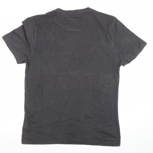 Penguin Men’s Grey Short Sleeve Graphic Logo T-Shirt M Regular Fit