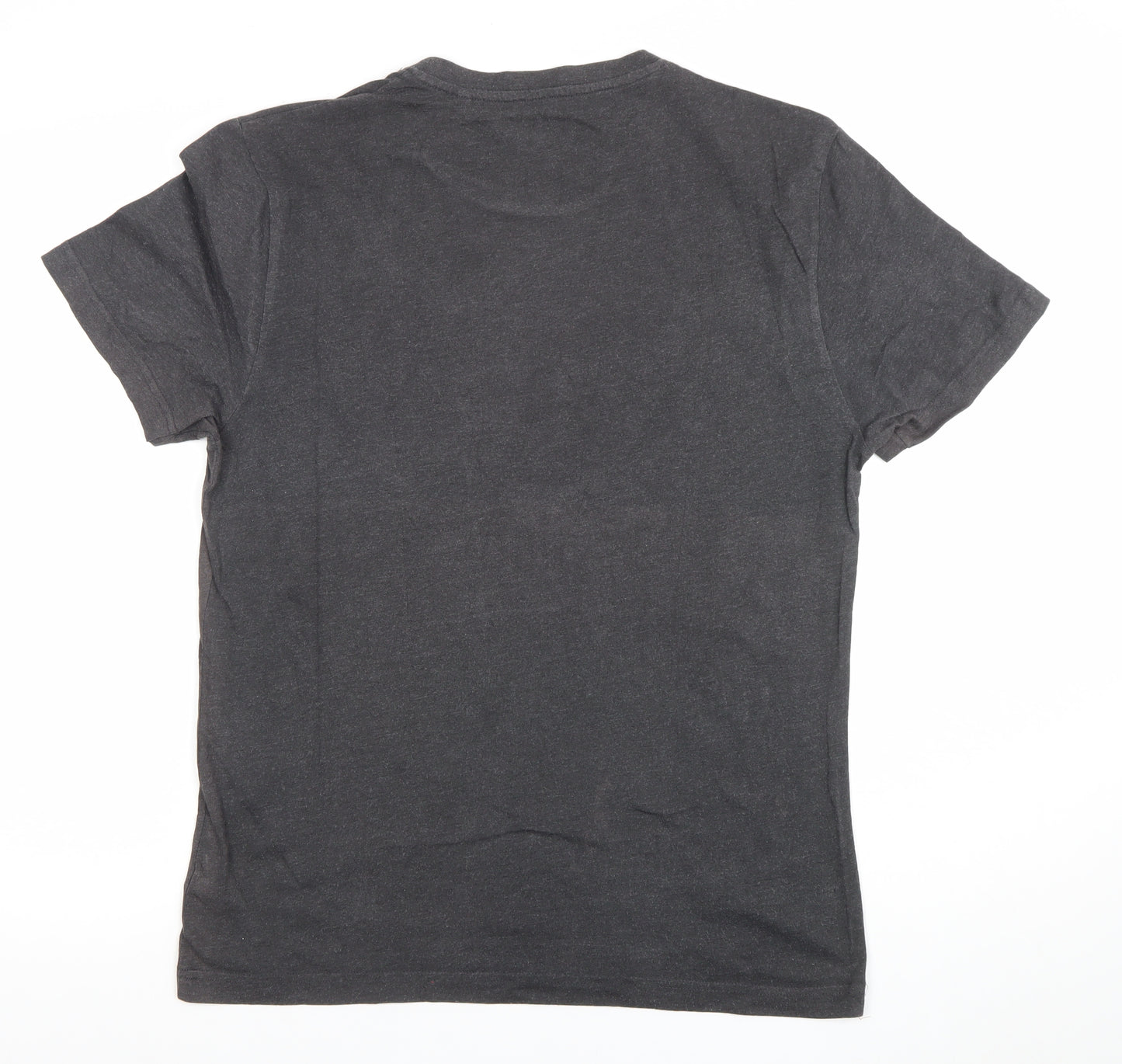 Penguin Men’s Grey Short Sleeve Graphic Logo T-Shirt M Regular Fit