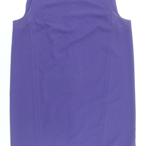 Next Women’s Purple Sleeveless Shift Dress Size 18