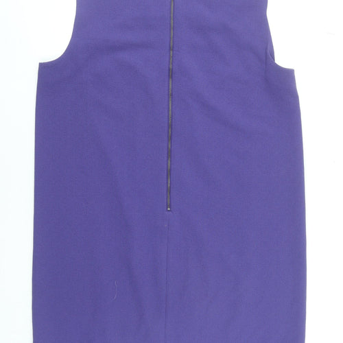 Next Women’s Purple Sleeveless Shift Dress Size 18