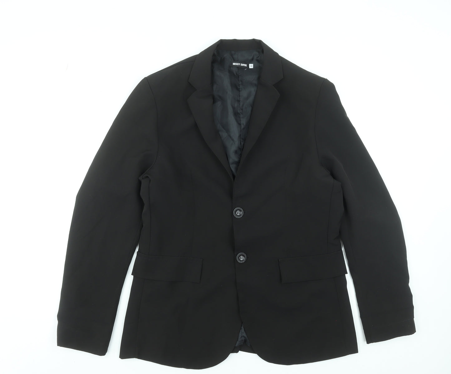 Missy Empire Women's Black Size 8 Slim Fit Single-Breasted Blazer