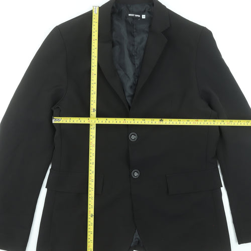 Missy Empire Women's Black Size 8 Slim Fit Single-Breasted Blazer
