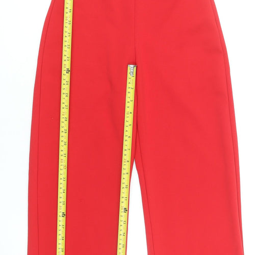 PrettyLittleThing Women Red One Shoulder Jumpsuit UK 6 Polyester Blend