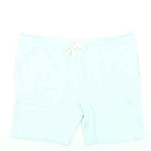 Marks and Spencer Mens Green 3XL Regular Fit Sweat Shorts